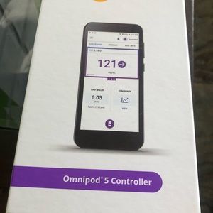 OmniPod 5 Controller brand new. It only comes with what is pictured (see notes)